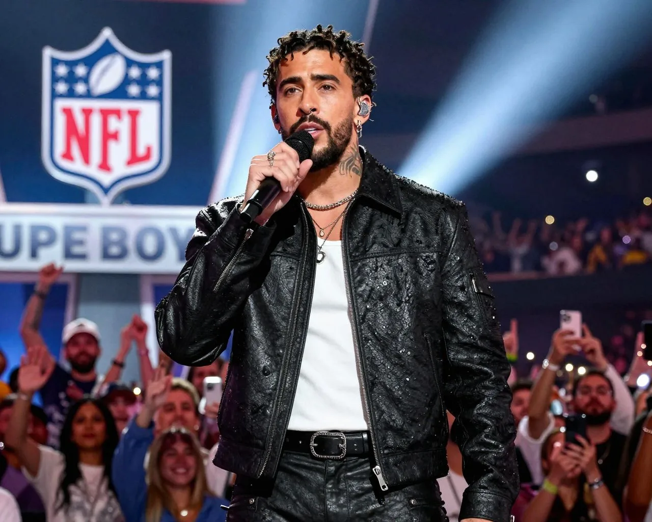 Bad Bunny podría ser el primer artista latino en encabezar el espectáculo del medio tiempo del Super Bowl en 2026