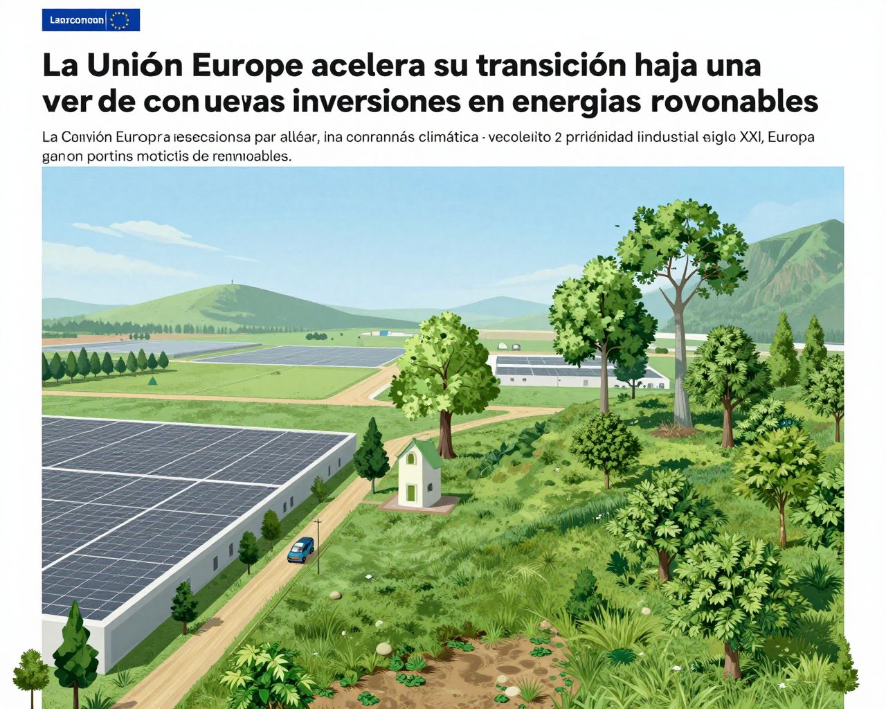 La Unión Europea acelera su transición hacia una economía verde con nuevas inversiones en energías renovables