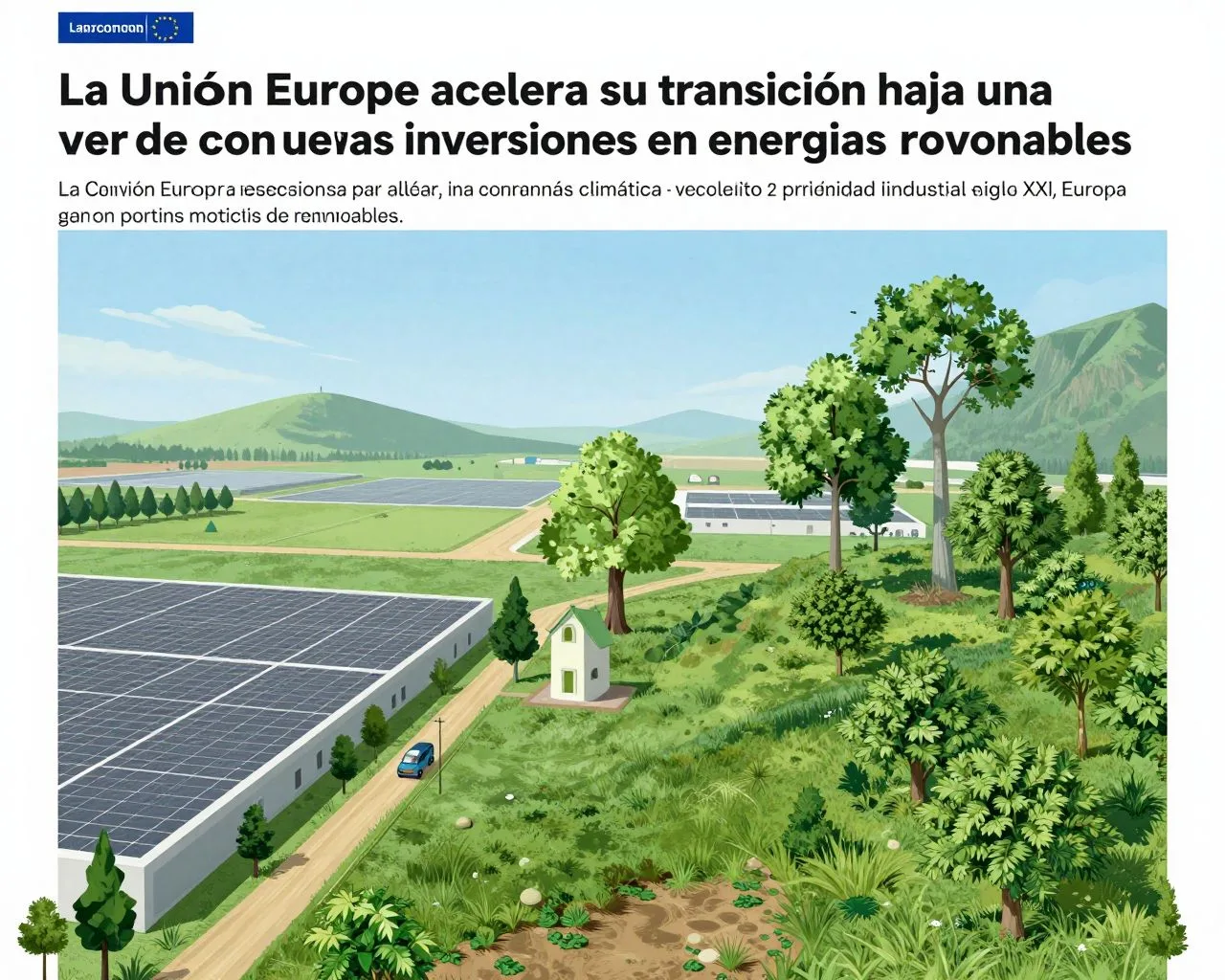 La Unión Europea acelera su transición hacia una economía verde con nuevas inversiones en energías renovables