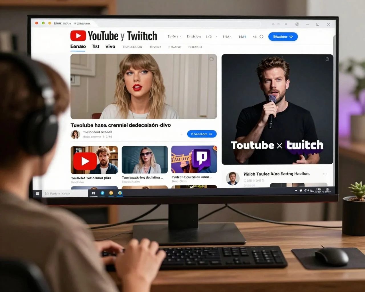 YouTube y Twitch lideran la revolución del streaming de eventos en vivo en Estados Unidos