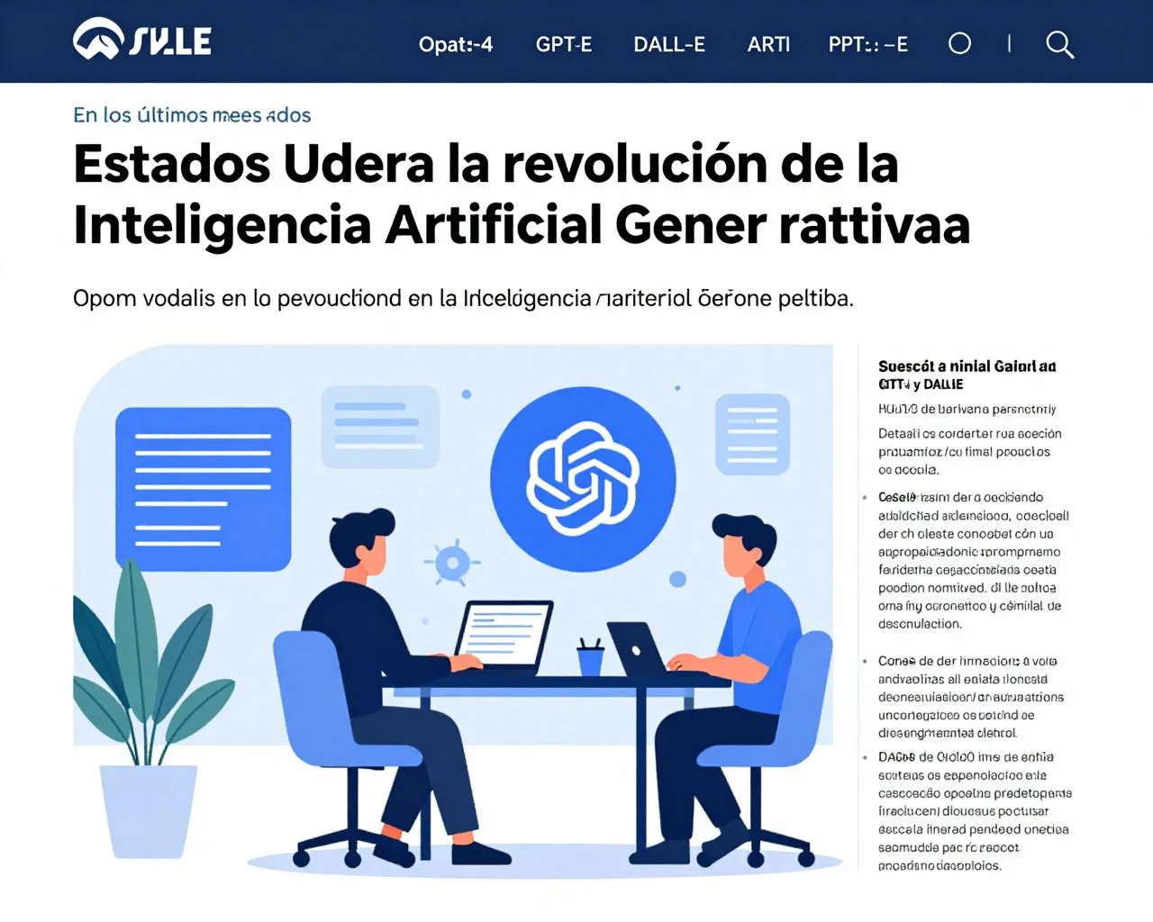 Estados Unidos lidera la revolución de la Inteligencia Artificial Generativa con modelos como GPT-4 y DALL-E