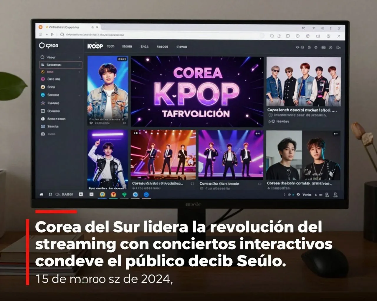 Corea del Sur lidera la revolución del streaming con conciertos interactivos donde el público decide