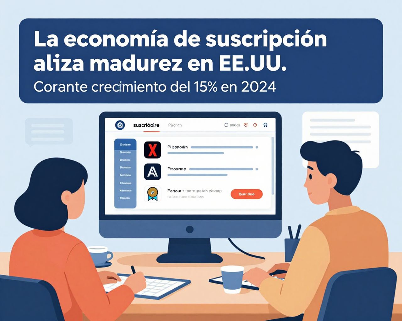 La economía de suscripción alcanza madurez en EE.UU. con crecimiento del 15% en 2024