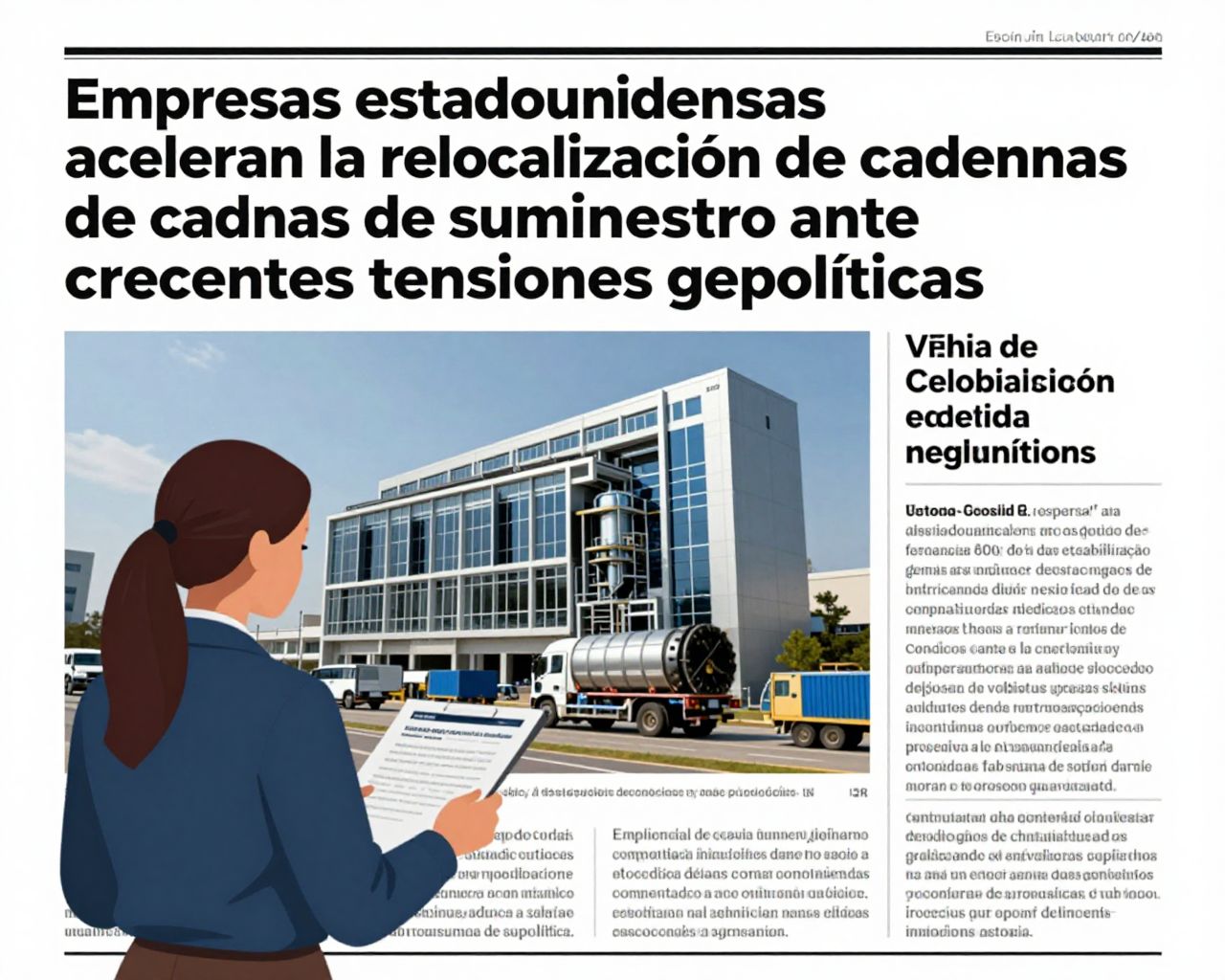 Empresas estadounidenses aceleran la relocalización de cadenas de suministro ante crecientes tensiones geopolíticas