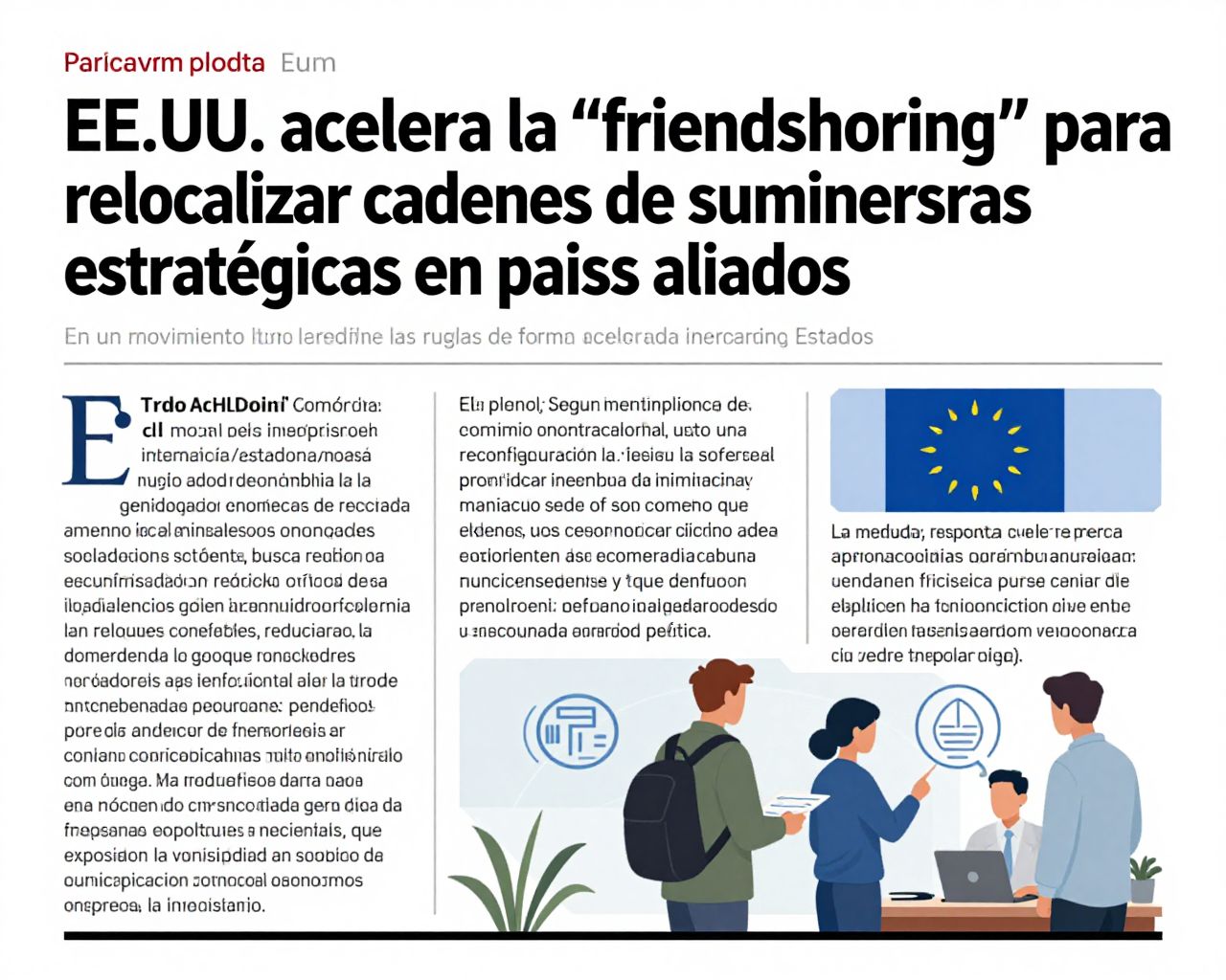 EE.UU. acelera la 'friendshoring' para relocalizar cadenas de suministro estratégicas en países aliados