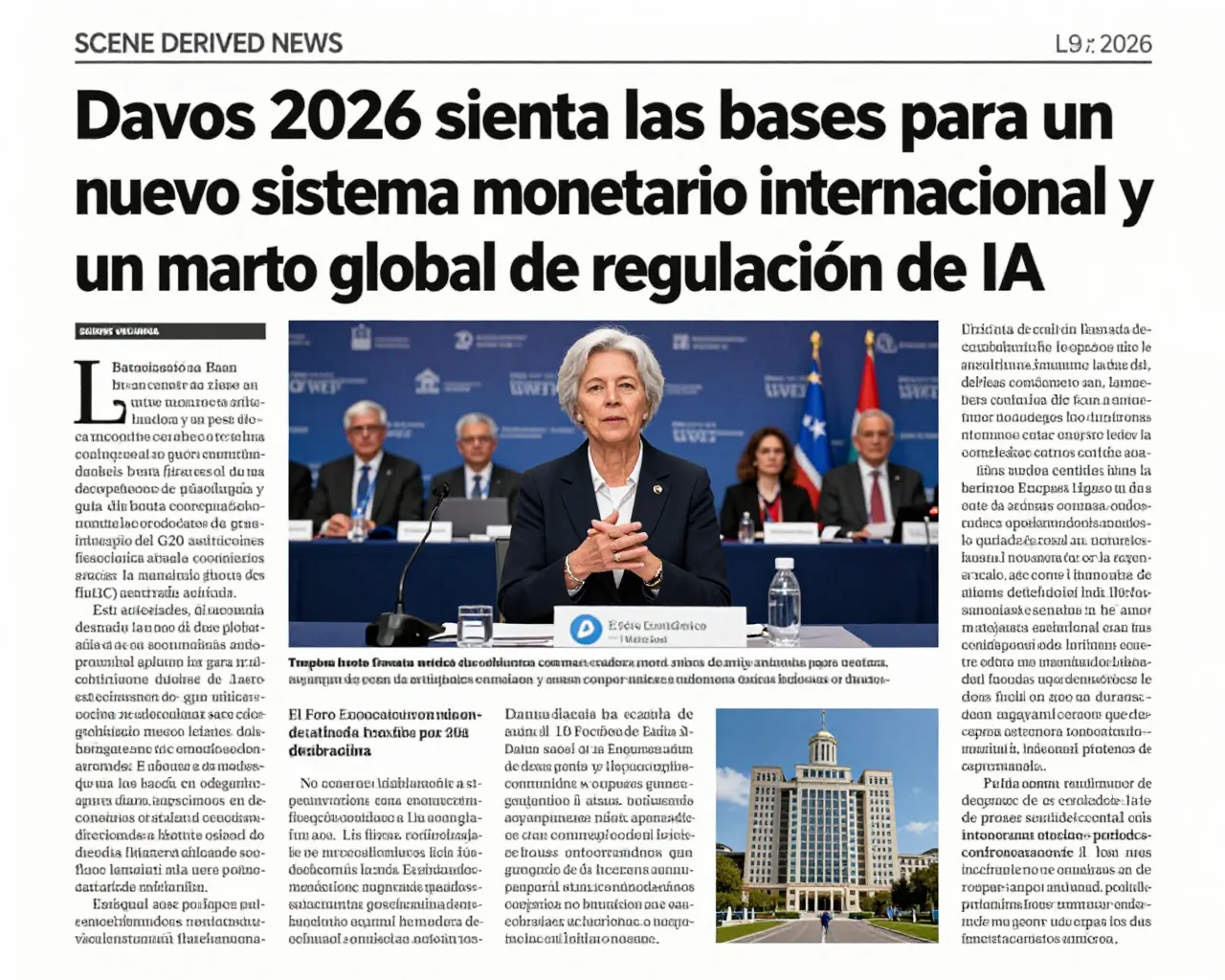 Davos 2026 sienta las bases para un nuevo sistema monetario internacional y un marco global de regulación de IA