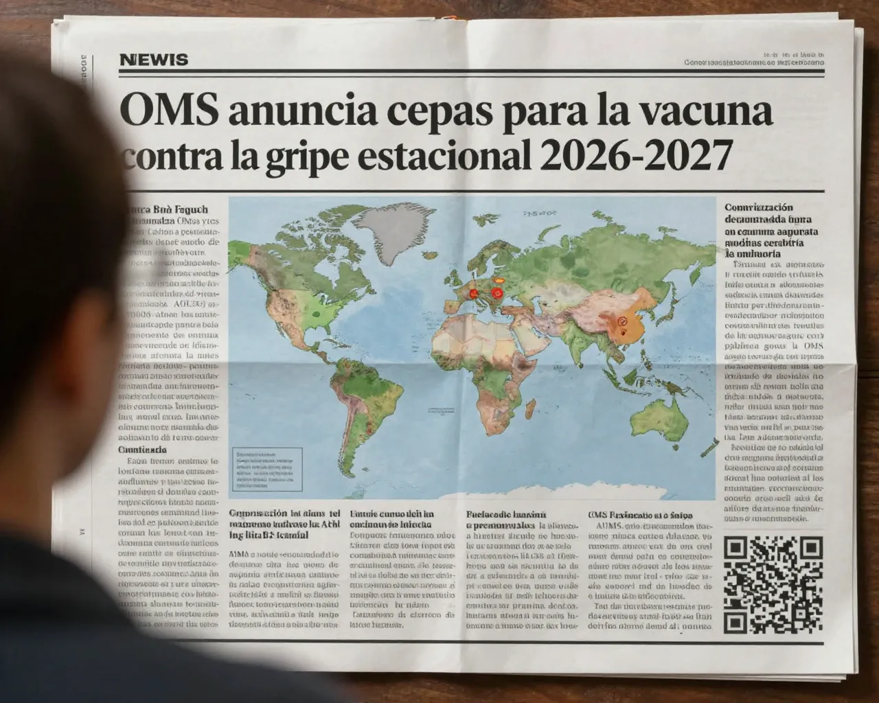 OMS anuncia cepas para la vacuna contra la gripe estacional 2026-2027
