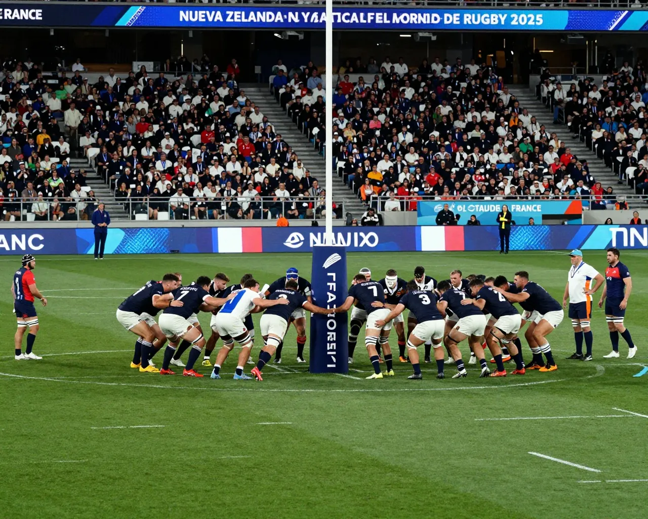 Nueva Zelanda y Francia se enfrentan en la final de la Copa del Mundo de Rugby 2026 en el Stade de France