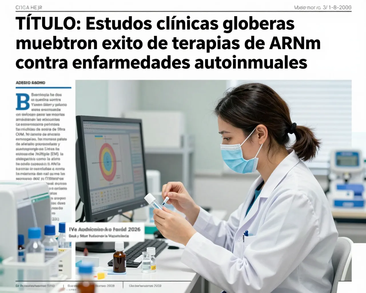 Estudios clínicos globales muestran éxito de terapias de ARNm contra enfermedades autoinmunes