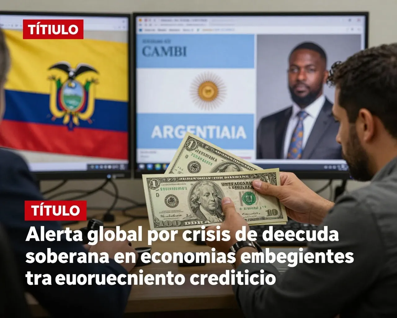 Alerta global por crisis de deuda soberana en economías emergentes tras endurecimiento crediticio