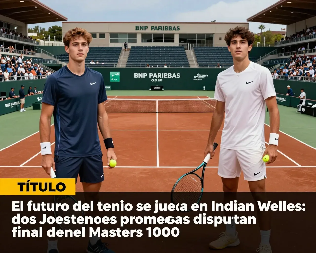 El futuro del tenis se juega en Indian Wells: dos jóvenes promesas disputan la final del Masters 1000