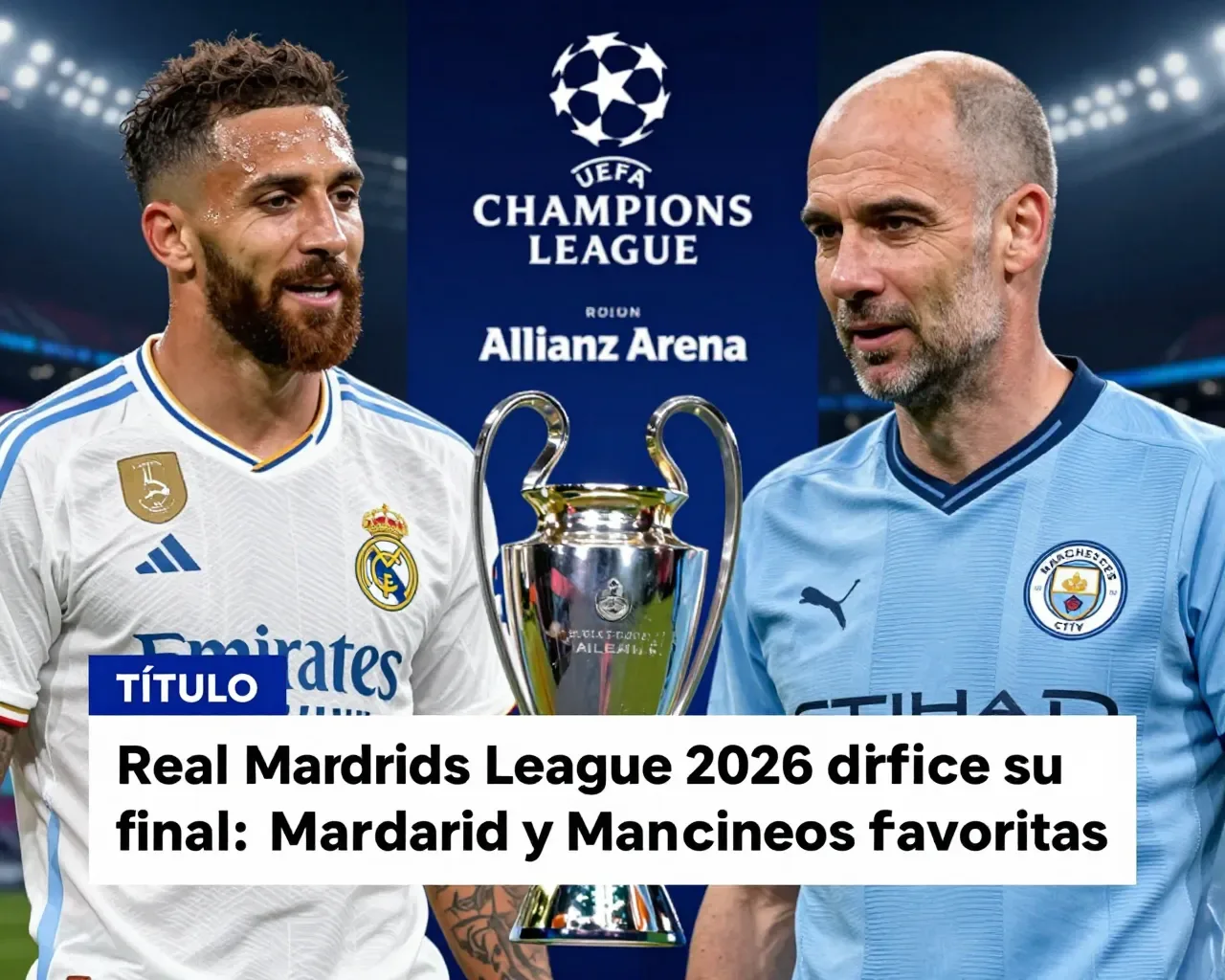 La UEFA Champions League 2026 define su final: Real Madrid y Manchester City se perfilan como grandes favoritos