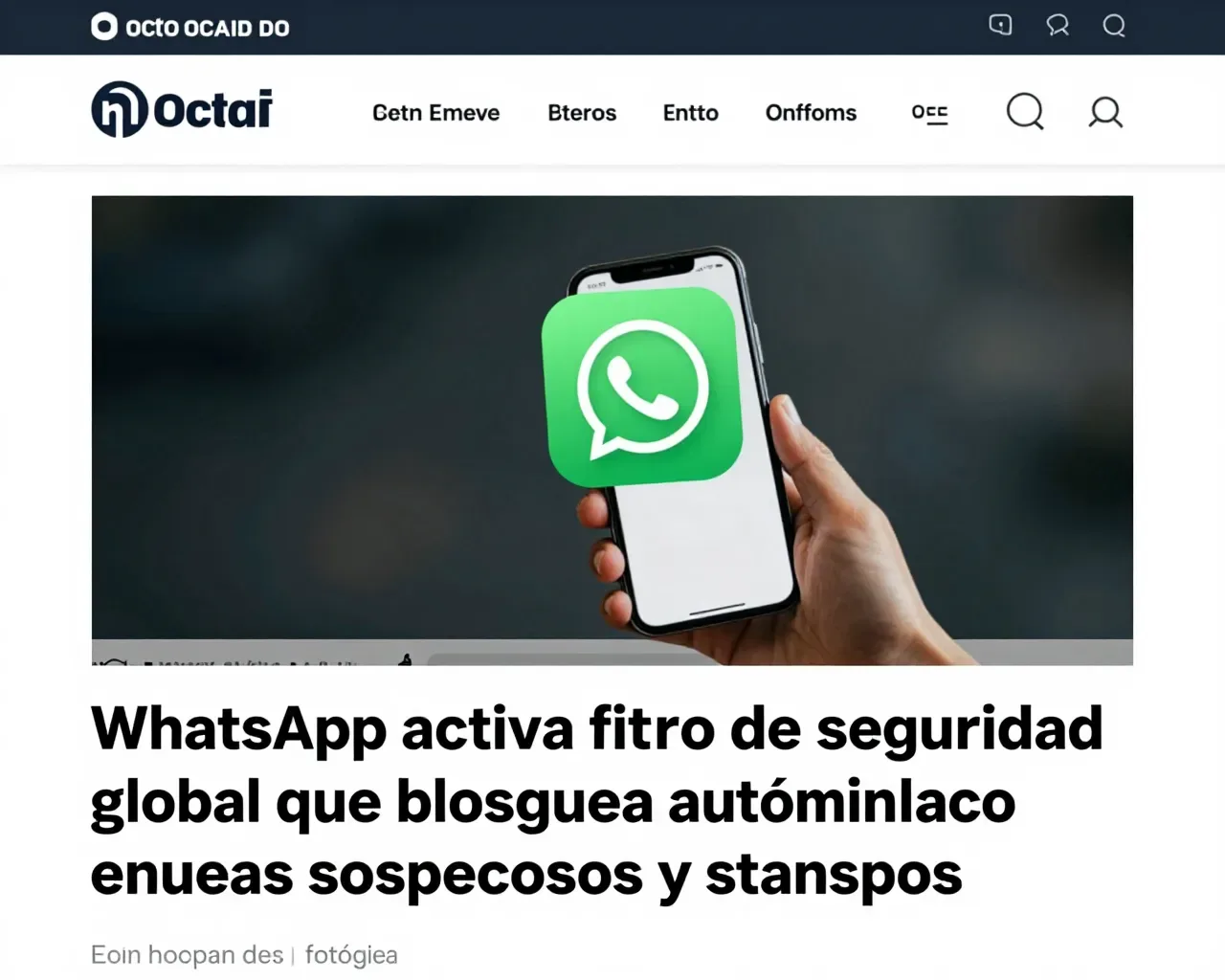 WhatsApp activa filtro de seguridad global que bloquea automáticamente enlaces sospechosos y spam
