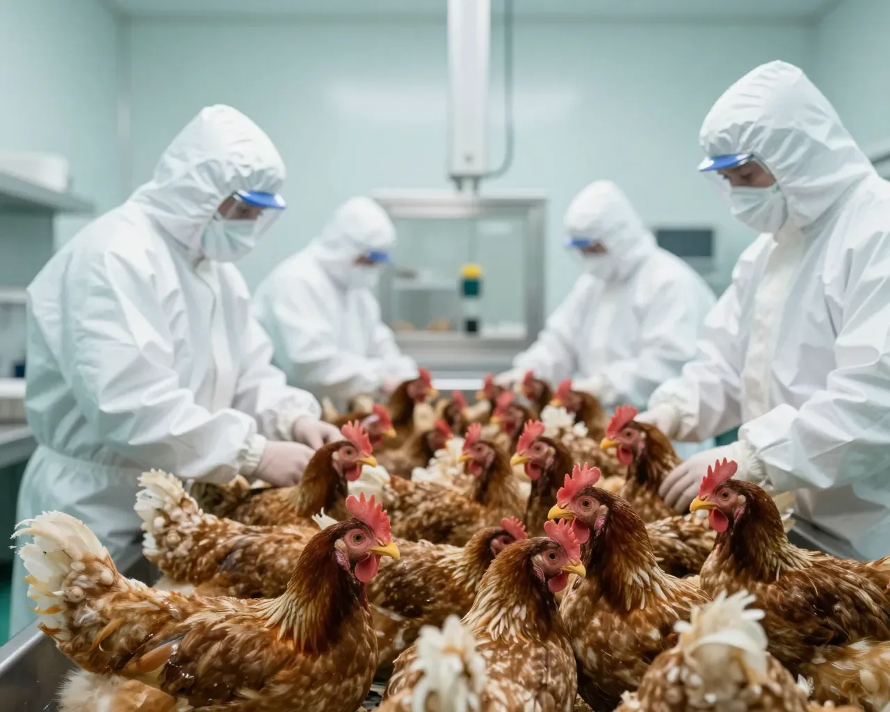 Alerta sanitaria en EE.UU. por brote de gripe aviar H5N1 en trabajadores avícolas de Michigan