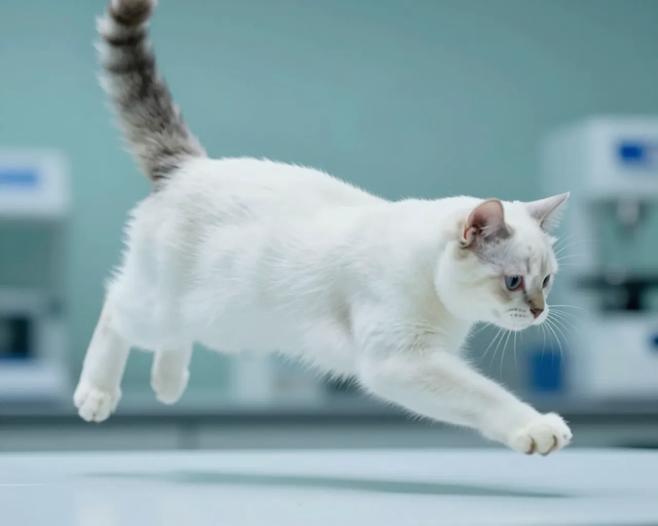 La ciencia desvela el mecanismo que permite a los gatos aterrizar siempre sobre sus patas