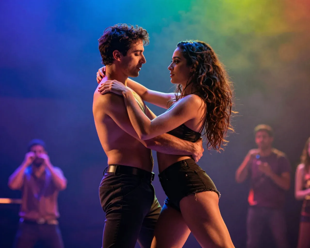 Lenny Tavárez y Natasha Nazario roban el show en concierto de J Balvin con baile íntimo y sensual