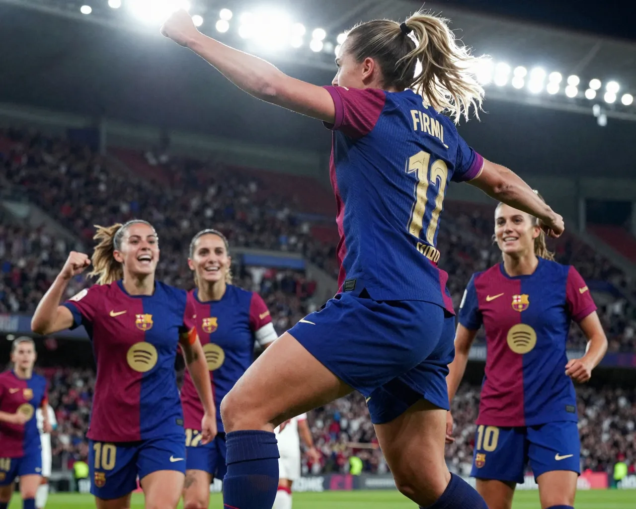 El Barcelona Femenino aplasta al Real Madrid y avanza a semifinales de la Champions con un histórico 6-0
