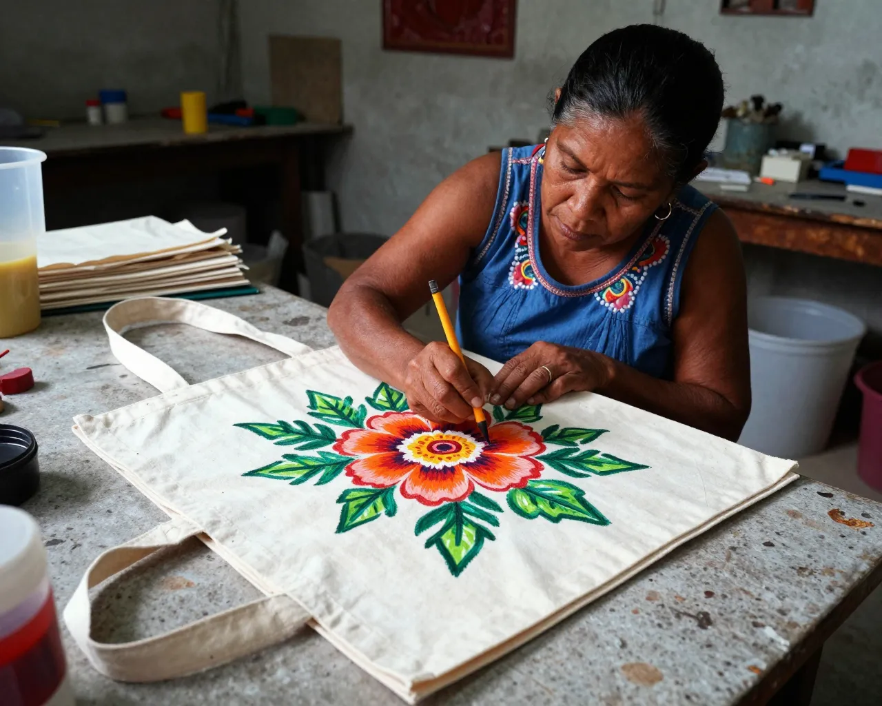 Emprendedora veragüense destaca impacto positivo de programa de capacitación empresarial en su negocio artesanal