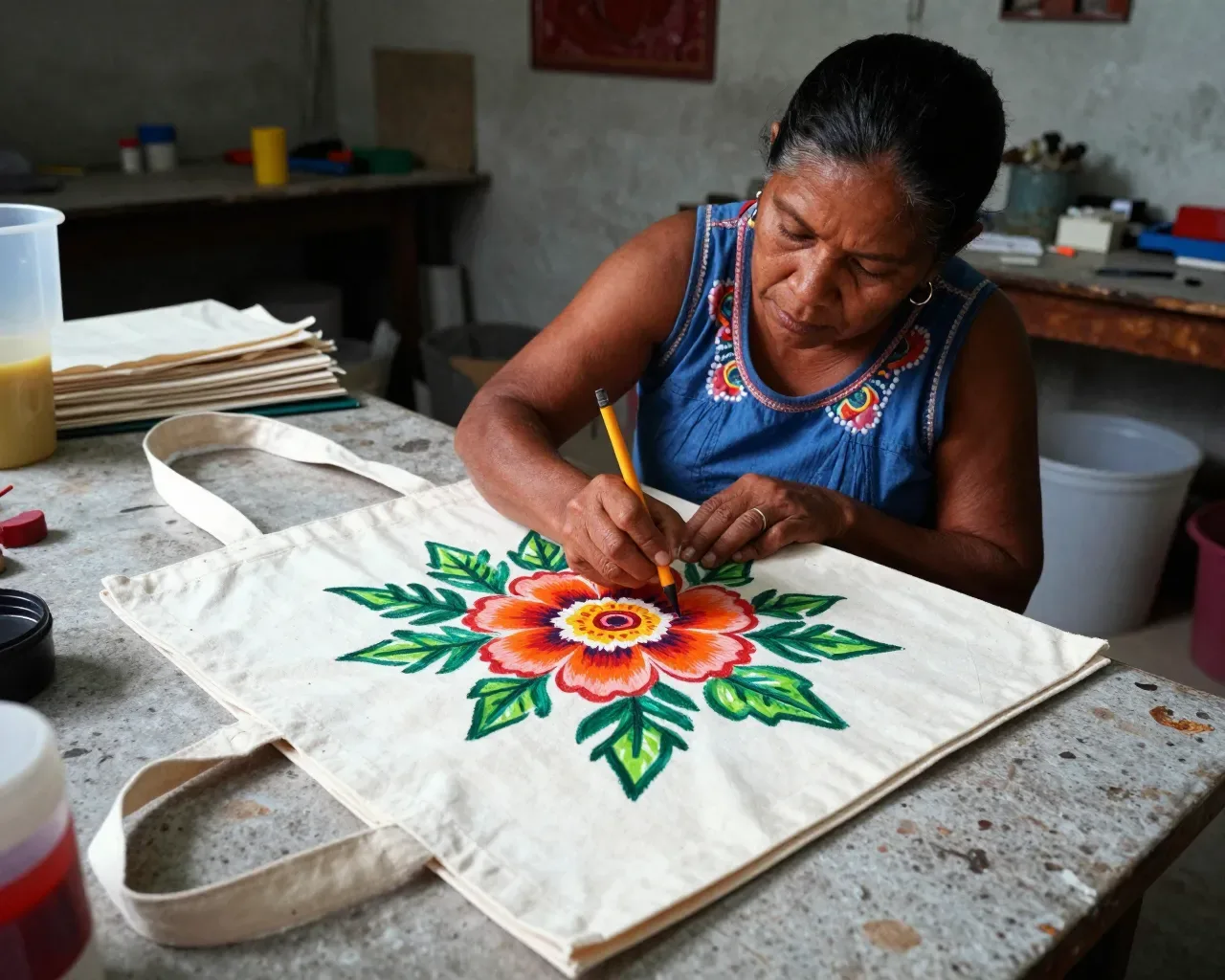 Emprendedora veragüense destaca impacto positivo de programa de capacitación empresarial en su negocio artesanal