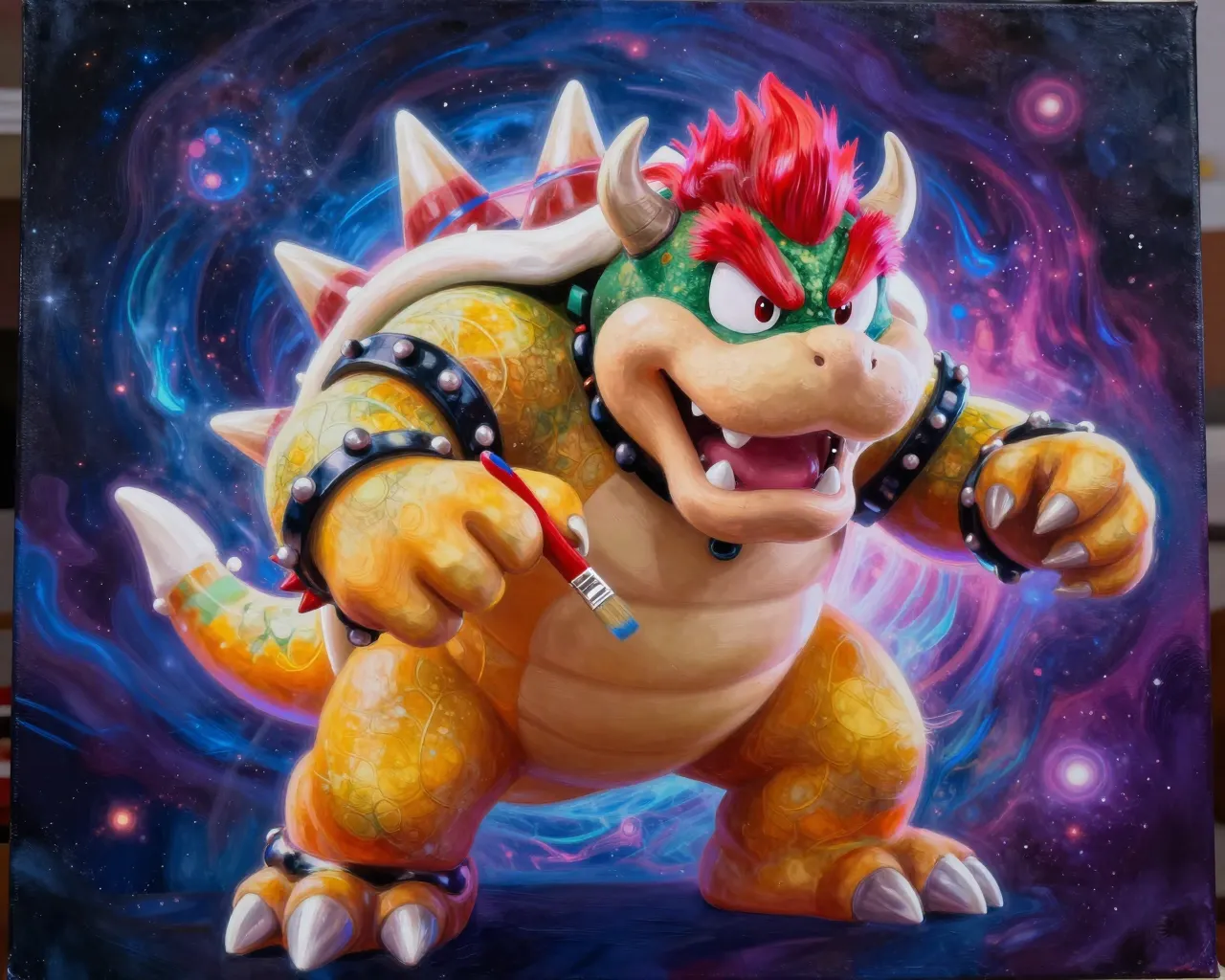 Bowser y Bowser Jr. revelan su faceta artística en 'Super Mario Galaxy: La película'