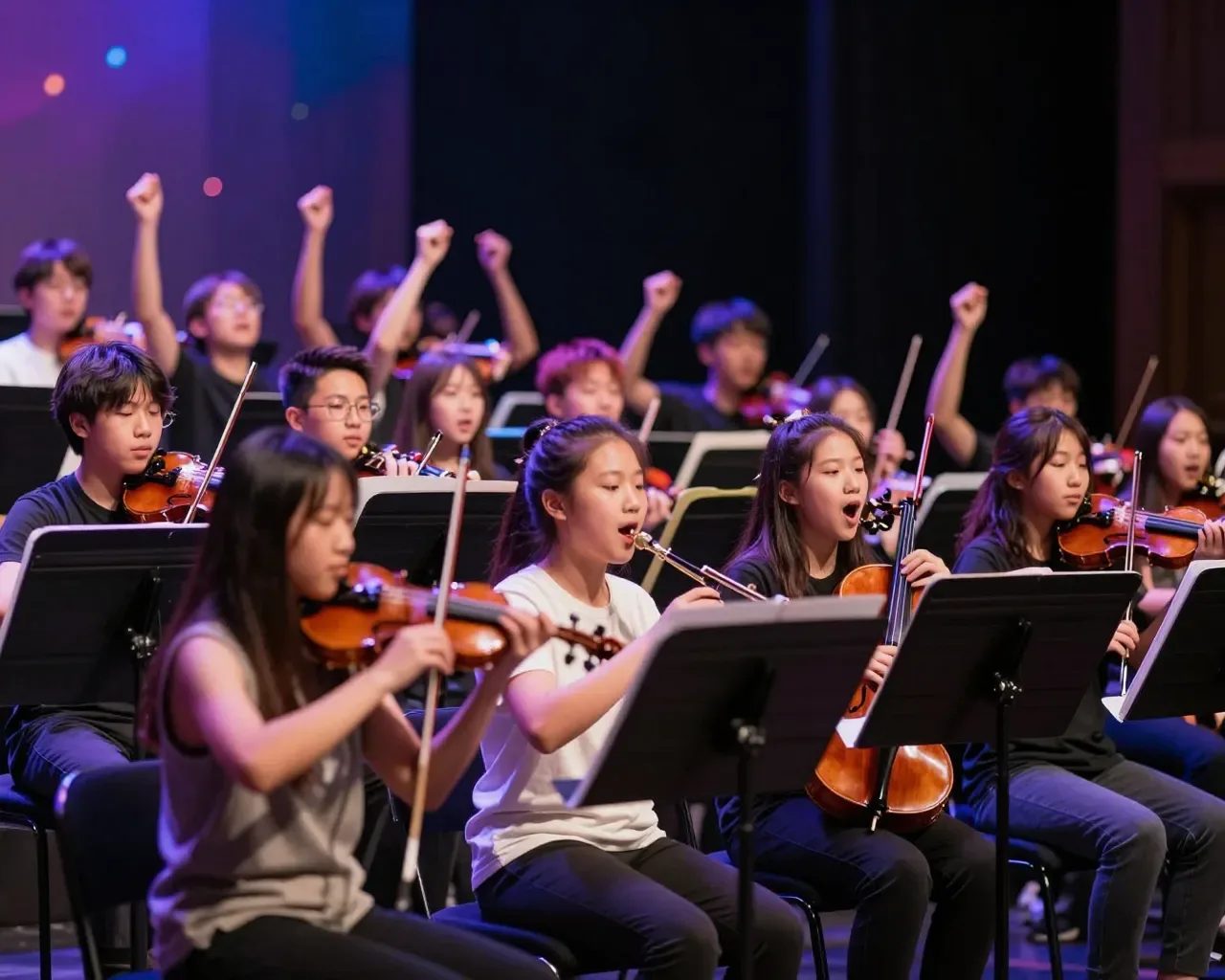 Jóvenes músicos de Torreón cautivan al público con sinfonía de talento y esfuerzo