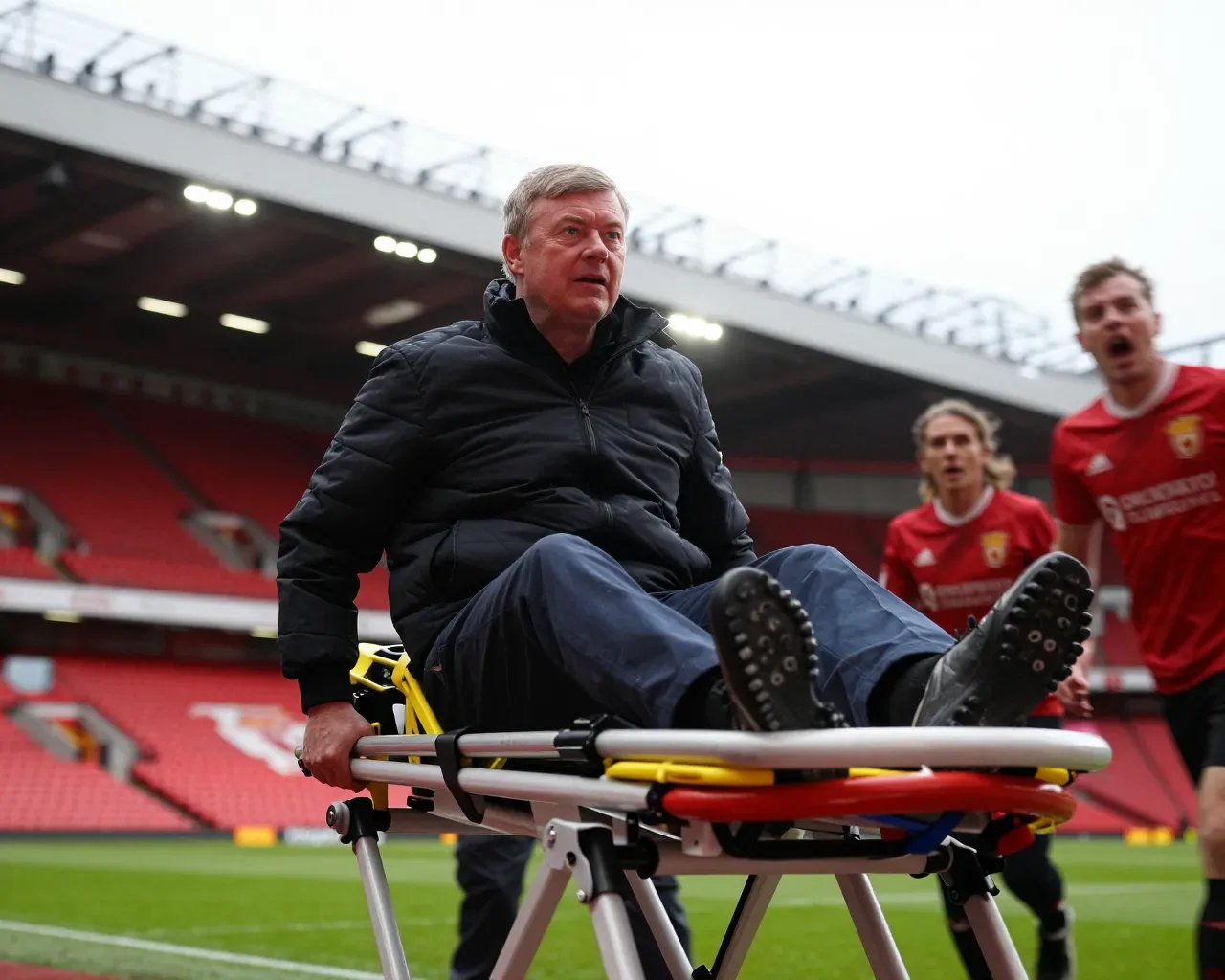 Sir Alex Ferguson hospitalizado de emergencia en Old Trafford durante el Manchester United vs Liverpool