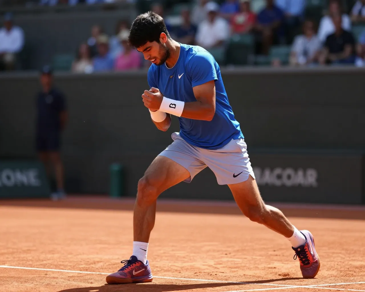 Golpe al tenis mundial: Carlos Alcaraz se pierde Roland Garros por lesión en la muñeca