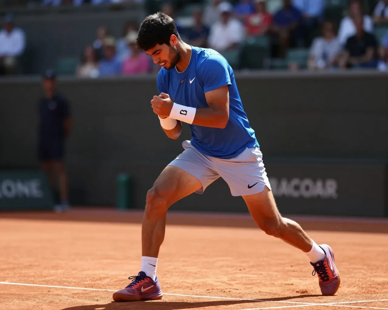 Golpe al tenis mundial: Carlos Alcaraz se pierde Roland Garros por lesión en la muñeca