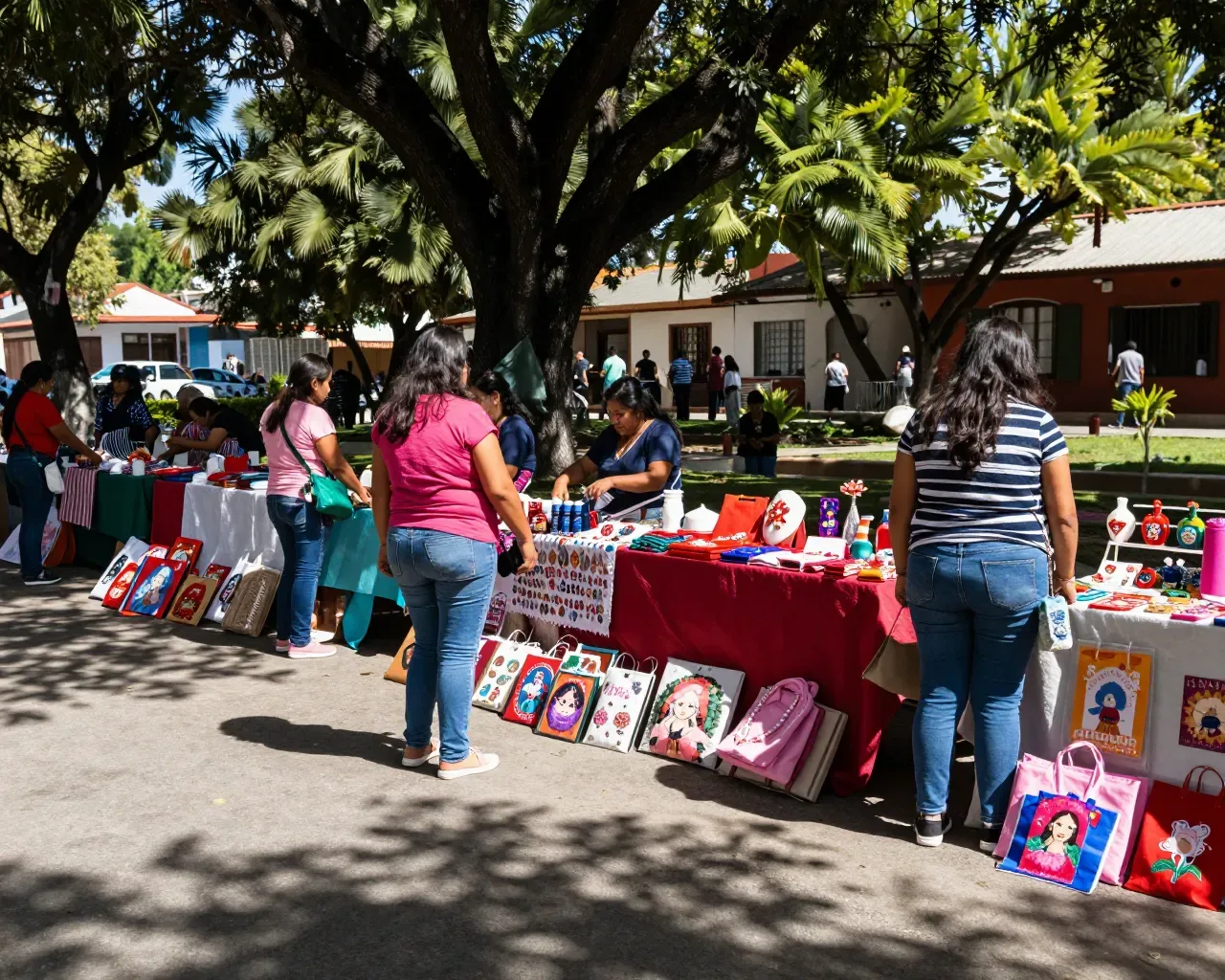 Feria de emprendedoras en San Cristóbal impulsa la reactivación económica local