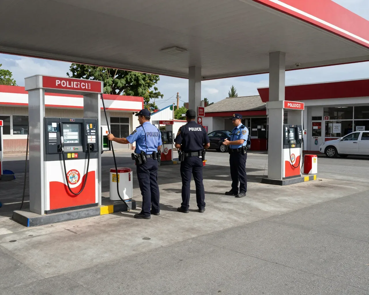 Sanción ejemplar: tres personas multadas por beber alcohol en una gasolinera de San Salvador