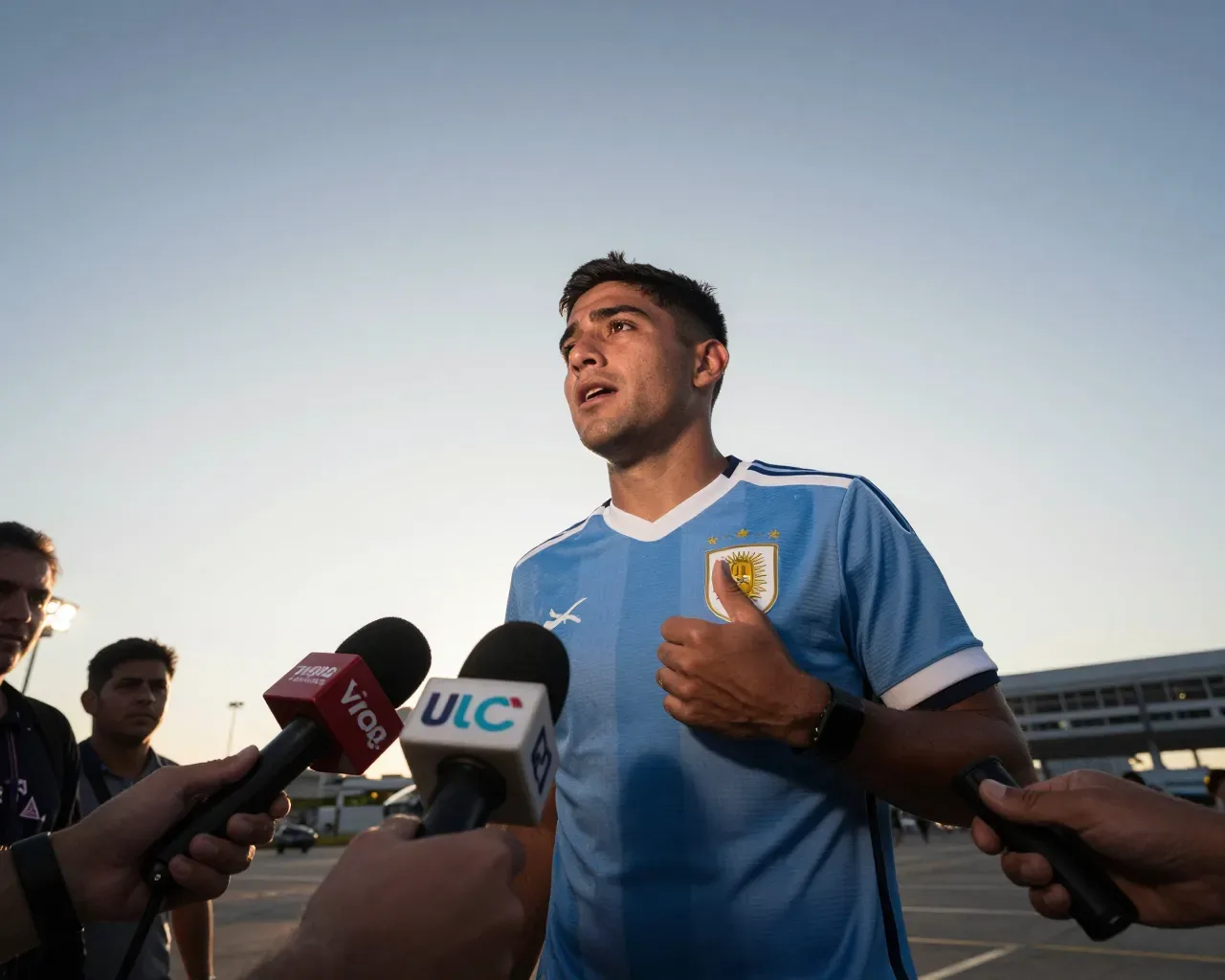 Regreso amargo: Bielsa evade a la prensa y Cáceres defiende al técnico tras eliminación mundialista