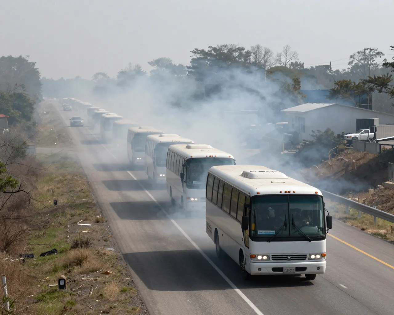 Incendios forestales en Miami Dade obligan a evacuación masiva de centros migratorios de ICE