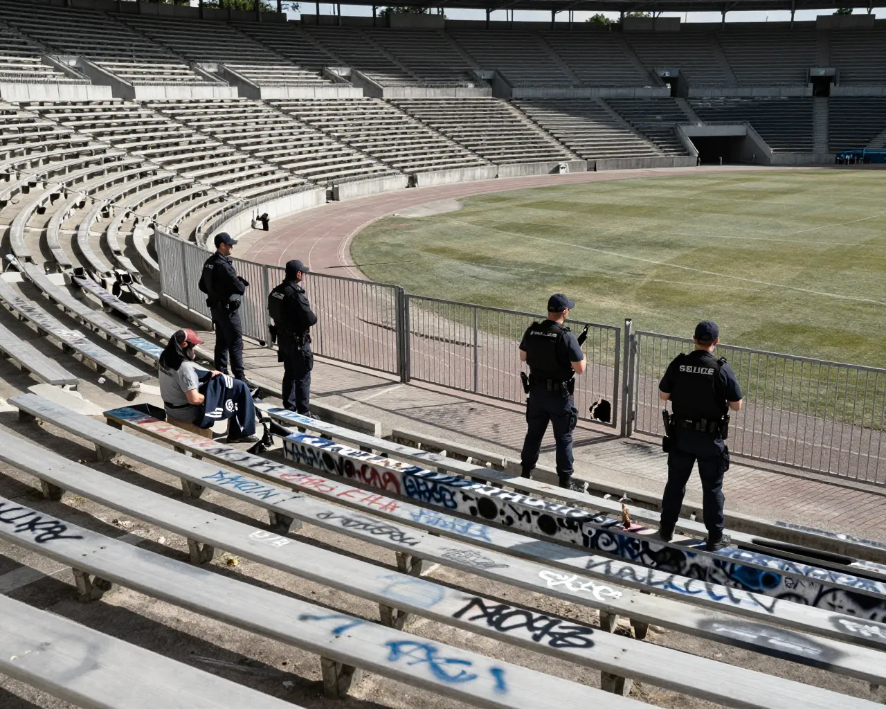 Vándalos atacan La Bombonera: rayados y detenidos tras ingreso ilegal